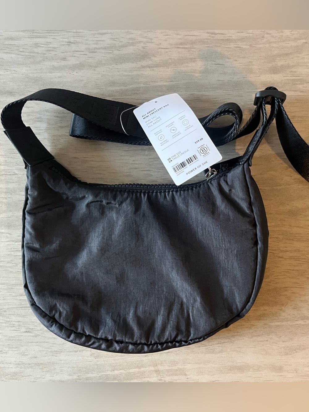 Athleta All About Mini Crescent Bag